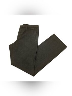 Filippa K Men’s Herringbone Flat Front Straight Fit Trouser Pants Charcoal 34